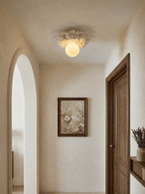 Dalia Moon Glass Ceiling Light, detail view 11