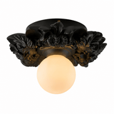 Dalia Moon Glass Ceiling Light, detail view 15