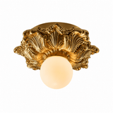 Dalia Moon Glass Ceiling Light, detail view 16