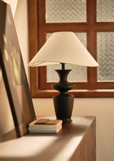 Faron Hearth Wood Table Lamp, detail view 4