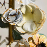 Flora Mist Iron Chandelier, detail view 9