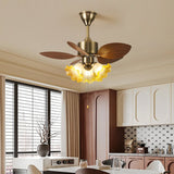 Isla Prism Glass Ceiling Fan, detail view 2