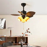 Isla Prism Glass Ceiling Fan, detail view 4