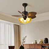 Isla Prism Glass Ceiling Fan, detail view 6
