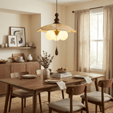 Kaia Frost Wood Pendant Light, detail view 3