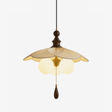 Kaia Frost Wood Pendant Light by Maison Velume