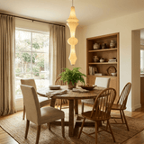 Nella Pine Metal Pendant Light, detail view 26