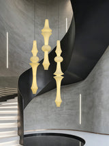 Nella Pine Metal Pendant Light, detail view 4