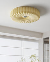 Aven Oak Glass Ceiling Light, detail view 4