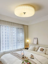 Aven Oak Glass Ceiling Light, detail view 5