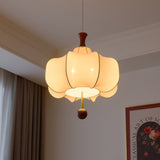 Cora Willow Wood Pendant Light, detail view 2