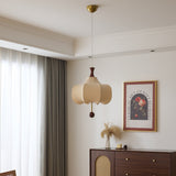 Cora Willow Wood Pendant Light, detail view 8