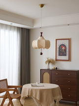 Cora Willow Wood Pendant Light, detail view 9