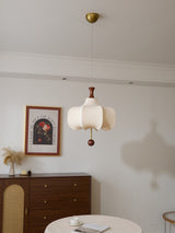 Cora Willow Wood Pendant Light, detail view 11