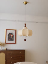 Cora Willow Wood Pendant Light, detail view 12
