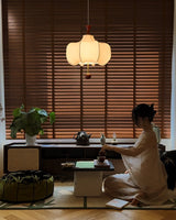 Cora Willow Wood Pendant Light, detail view 6
