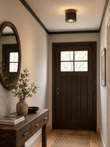 Oriel Iris Travertine Ceiling Light, detail view 6