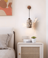 Rora Bay Travertine Wall Light, detail view 2