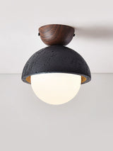 Vian Wave Travertine Ceiling Light, detail view 13
