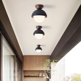 Vian Wave Travertine Ceiling Light, detail view 2