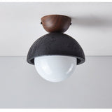 Vian Wave Travertine Ceiling Light, detail view 9