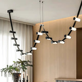 Avel Wave Acrylic Pendant Light, detail view 2