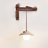 Calia Orbit Travertine Wall Light, detail view 6