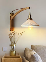 Alden Linden Ceramic Wall Light, detail view 3