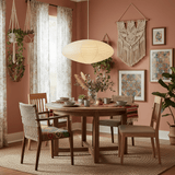 Isla Reed Metal Pendant Light, detail view 4