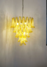 Thea Dawn Glass Chandelier, detail view 2