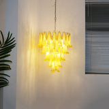 Thea Dawn Glass Chandelier, detail view 10