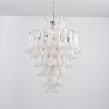 Cora Wisp Glass Chandelier, detail view 2