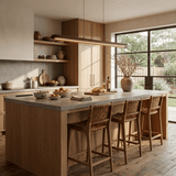Sora Oak Wood Pendant Light, detail view 5