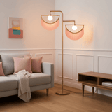 Aster Bloom Glass Floor Lamp, detail view 5