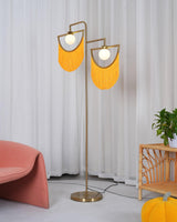 Aster Bloom Glass Floor Lamp, detail view 12