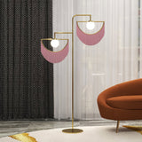 Aster Bloom Glass Floor Lamp, detail view 8