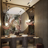 Auria Oak Glass Pendant Light, detail view 27