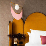 Auria Oak Glass Pendant Light, detail view 28