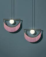 Auria Oak Glass Pendant Light, detail view 23