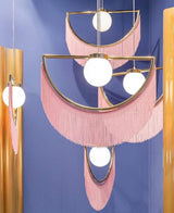 Auria Oak Glass Pendant Light, detail view 58
