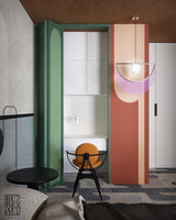 Auria Oak Glass Pendant Light, detail view 61