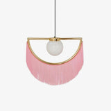Auria Oak Glass Pendant Light by Maison Velume