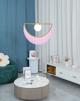 Auria Oak Glass Pendant Light, detail view 12