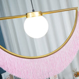 Auria Oak Glass Pendant Light, detail view 13