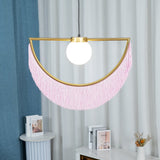 Auria Oak Glass Pendant Light, detail view 15