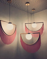 Auria Oak Glass Pendant Light, detail view 92
