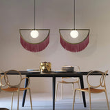 Auria Oak Glass Pendant Light, detail view 4