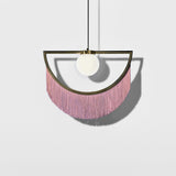 Auria Oak Glass Pendant Light, detail view 11