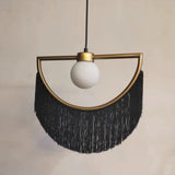 Auria Oak Glass Pendant Light, detail view 91