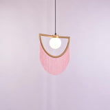 Auria Oak Glass Pendant Light, detail view 75